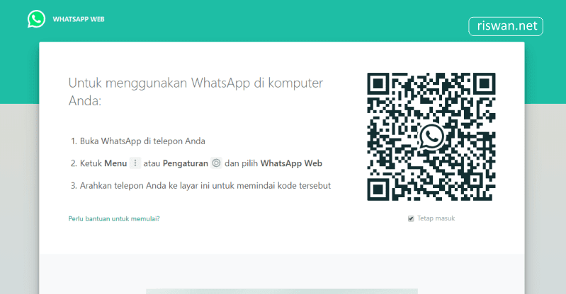 Cara Buka Whatsapp di Desktop