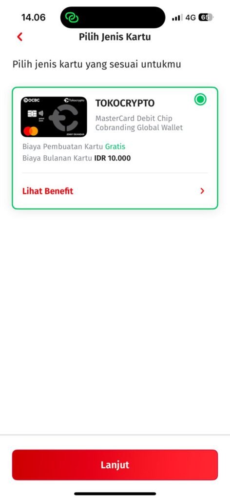 Kartu Debit Tokocrypto x OCBC