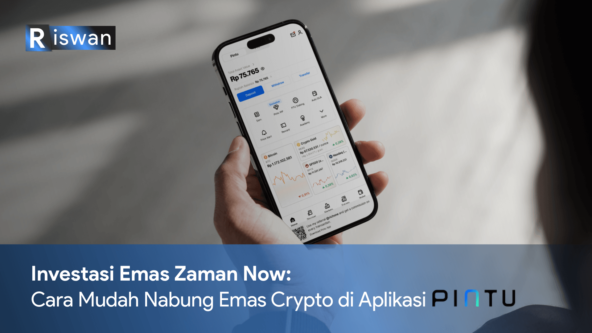 Cara Investasi, Nabung dan Trading Emas Crypto di Pintu