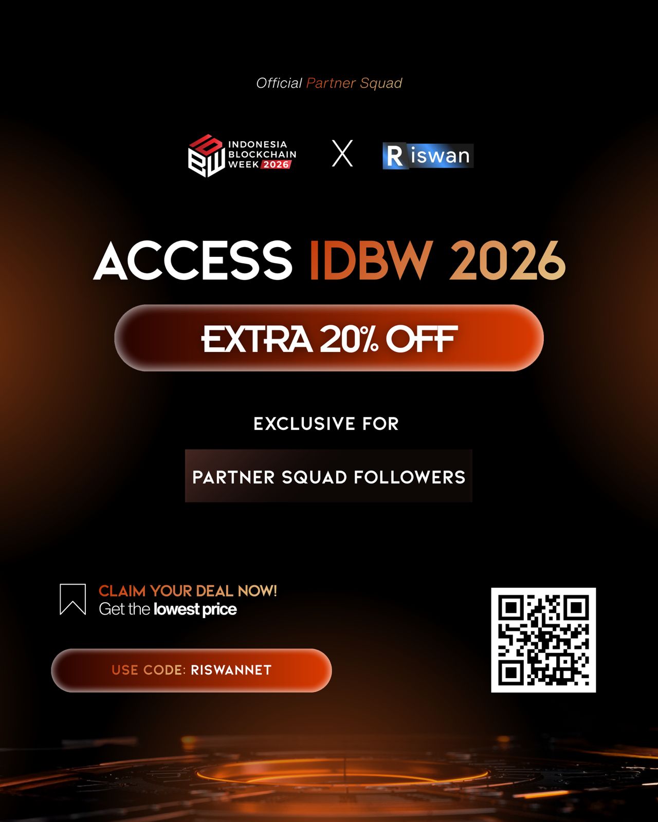Kode Promo IDBW 2026 "RISWANNET"